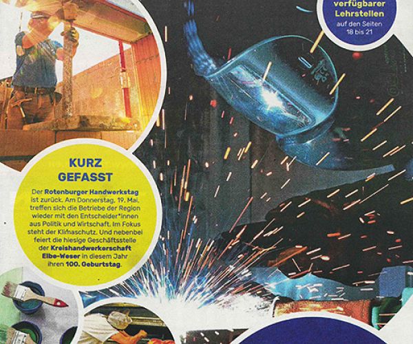 Wir, im Magazin der Kreishandwerkerschaft