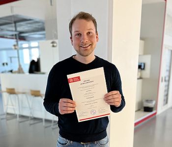 Henrik Behrens ist jetzt Master of Science