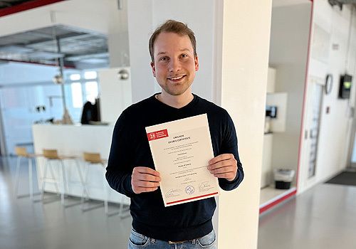 Henrik Behrens ist jetzt Master of Science